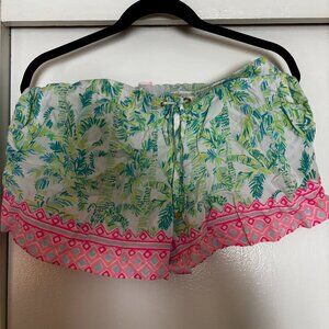 Lilly Pulitzer drawstring waist shorts XL GUC
